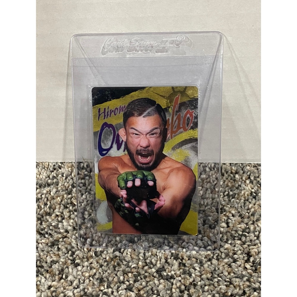 Bandai RIZIN Trading Card Hiromasa Ougikubo No.09 Flyweight MMA Japan Excellent